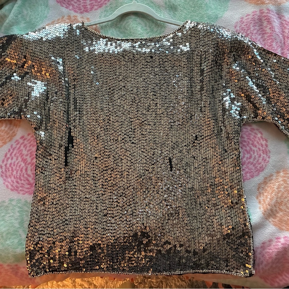 Sequin Multicolor Top - Picture 3 of 8